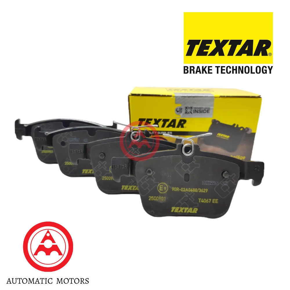 Audi A3 Tt Vw Gf Pst Tig Tr Textar Rear Brake Pad Set 3Q0698451 2500901 3Q0698451B Q0698451C 3Q0698451D 3Q0698451E 3QF69