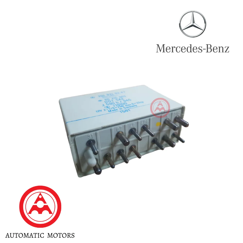 Original Mercedes Benz Wiper & Signal Lamp Relay W124 W126 W201 [W202 UTC] 5-B-Pin 8-S-Pin - 2018210247 2018210147 20182