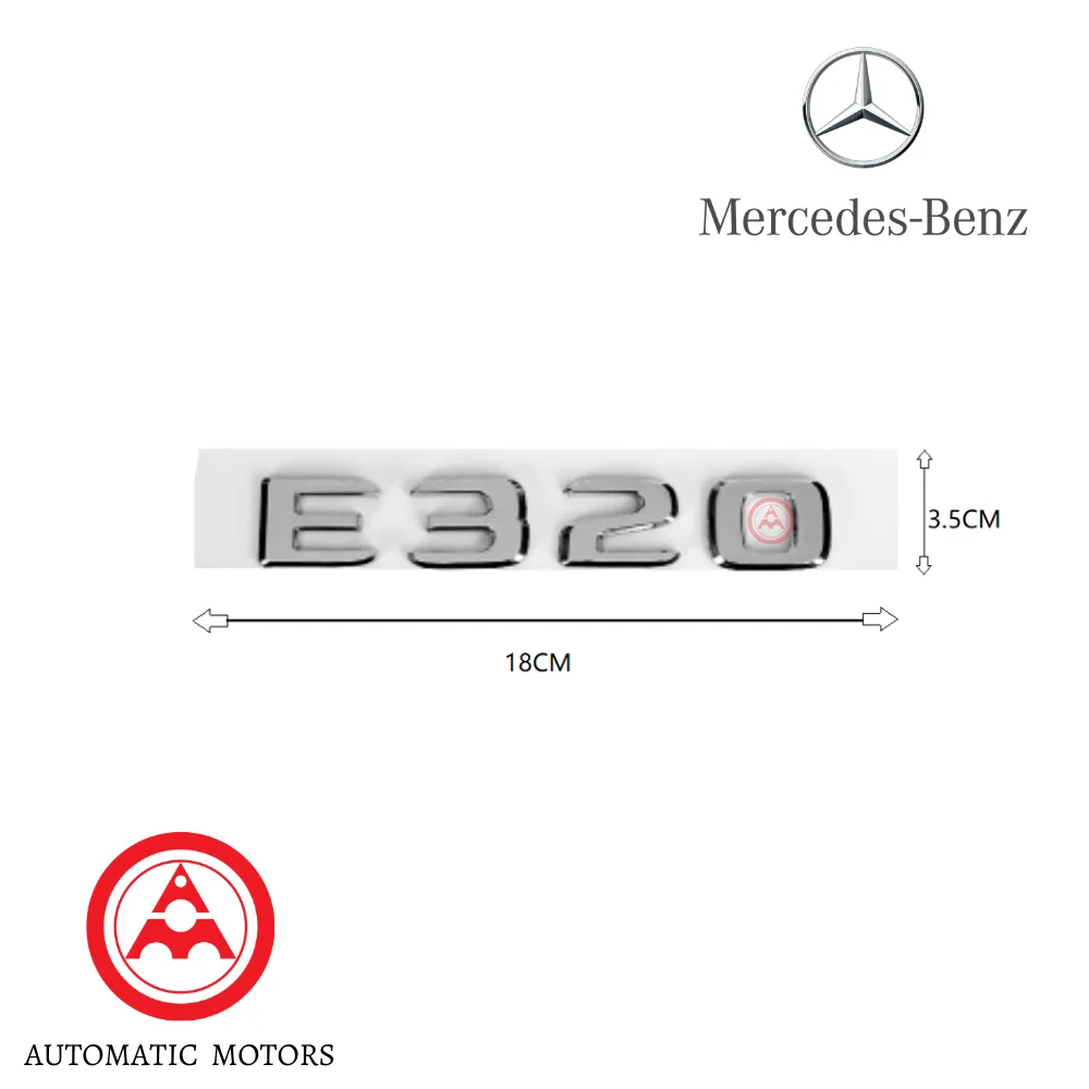 Original Mercedes Benz Boot " E320 230E E230 " Logo W210 W124 E 1248175815 1248176515