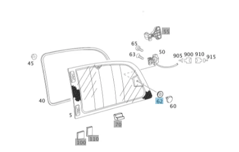 Original Mercedes Benz Seal 6389970049