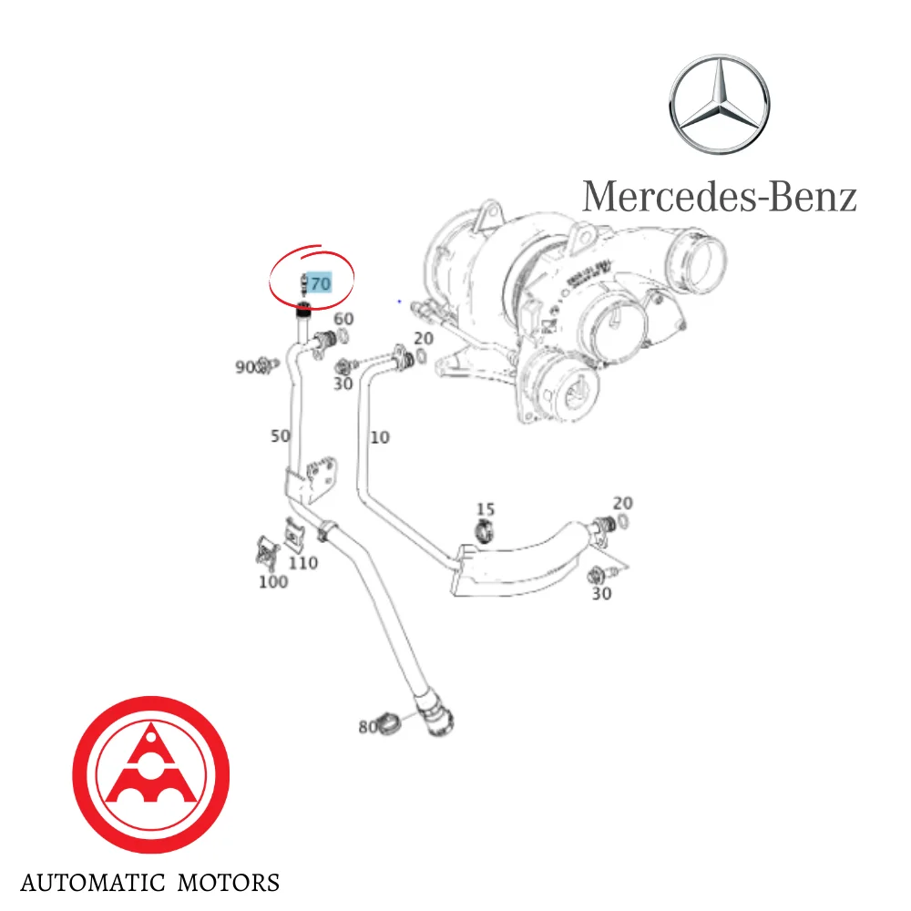 Original Mercedes Benz Fuel Pressure Test Valve M112 M166 0000780429 0000780729