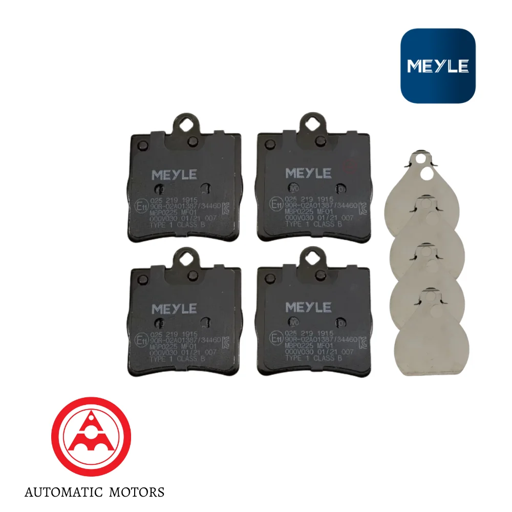 Mercedes Benz Meyle Rear Brake Pad Set W203 C200 W170 W210 E20/23/24 (1-Pin) 0034202720 0252191915 0024207420 0044209120