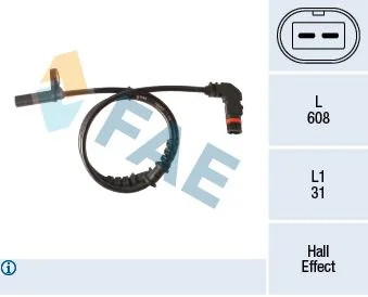Mercedes Benz Front Wheel Abs Sensor W203 W209 W171 L/R 2035400417 24071160013 0148990054 78283 45010600