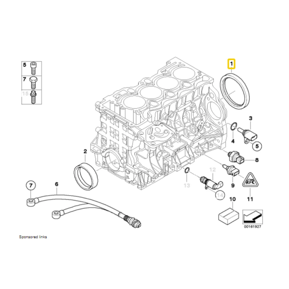 Victor Reinz Flywheel Oil Seal Bmw E30 E36 E34 E39 Z3 E36 11117511396 11142249533 11142245364 11141706999 11141706785 50