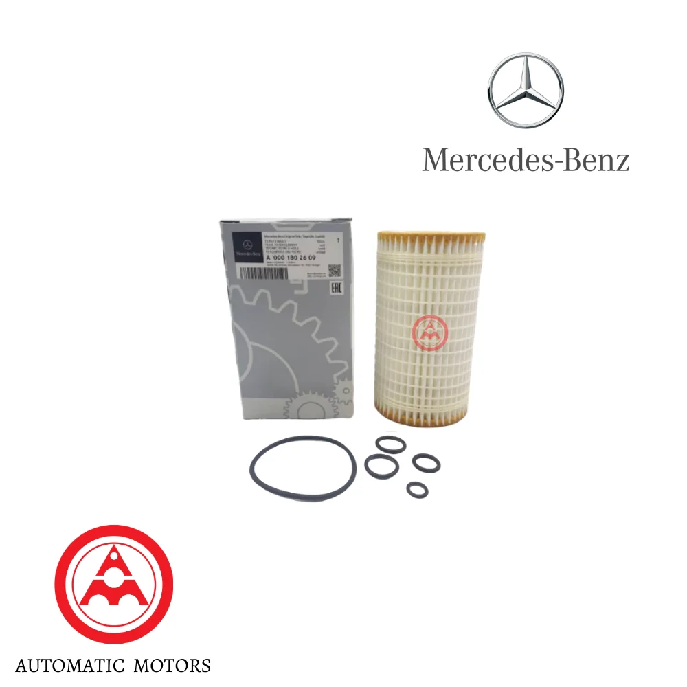 Original Mercedes Benz Oil Filter 5 O-Ring M112 M113 M272 M611 M612 M646 M647 1121800009 0001802609 E11HD155
