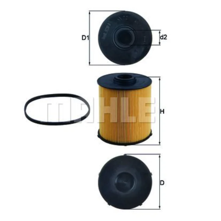Mercedes Benz Mahle Diesel Filter ,Paper M611/M612-UTE/M613 W210 W203 W163 W220 E53KPD6H 6110920005 KX70DML 6110900051