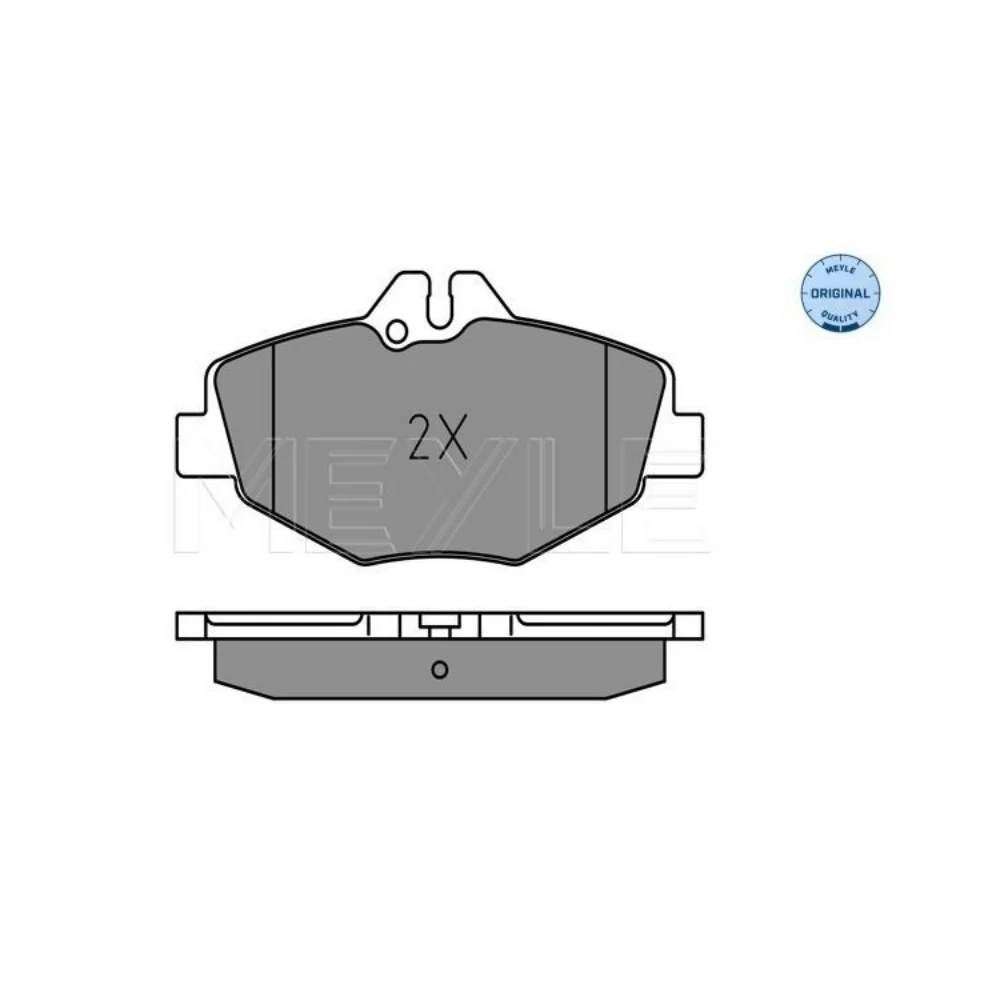 Mercedes Benz Meyle Front Brake Pad Set with Sensor X 2 PC W211 E200/240 E200 220 270CDI 0034209920 0252374320/W 0034206