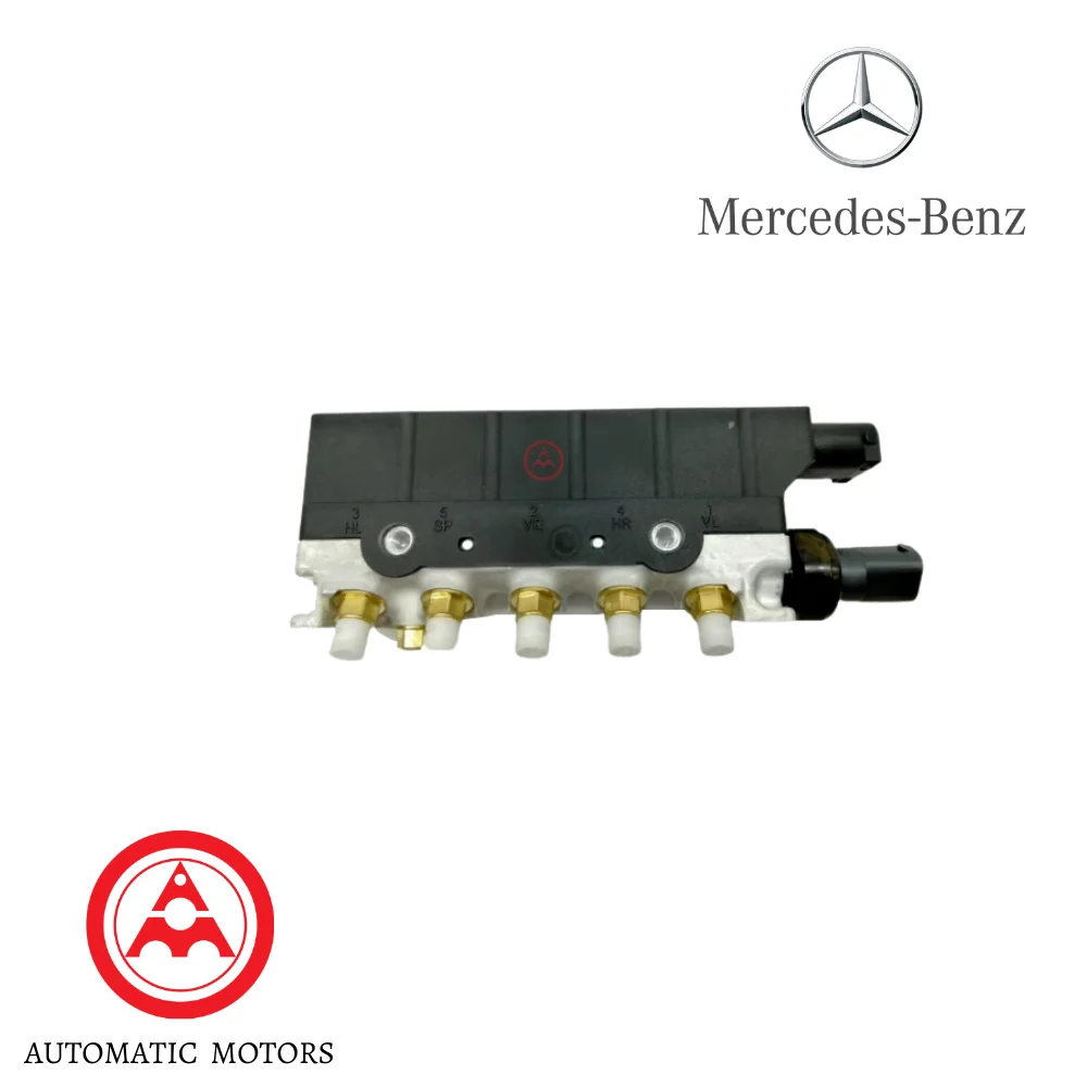 Original Mercedes Benz Hydraulic Air Compressor Pump Distributor Valve Block W220 FC W211 6-Pipe Hole Made In Germany 22