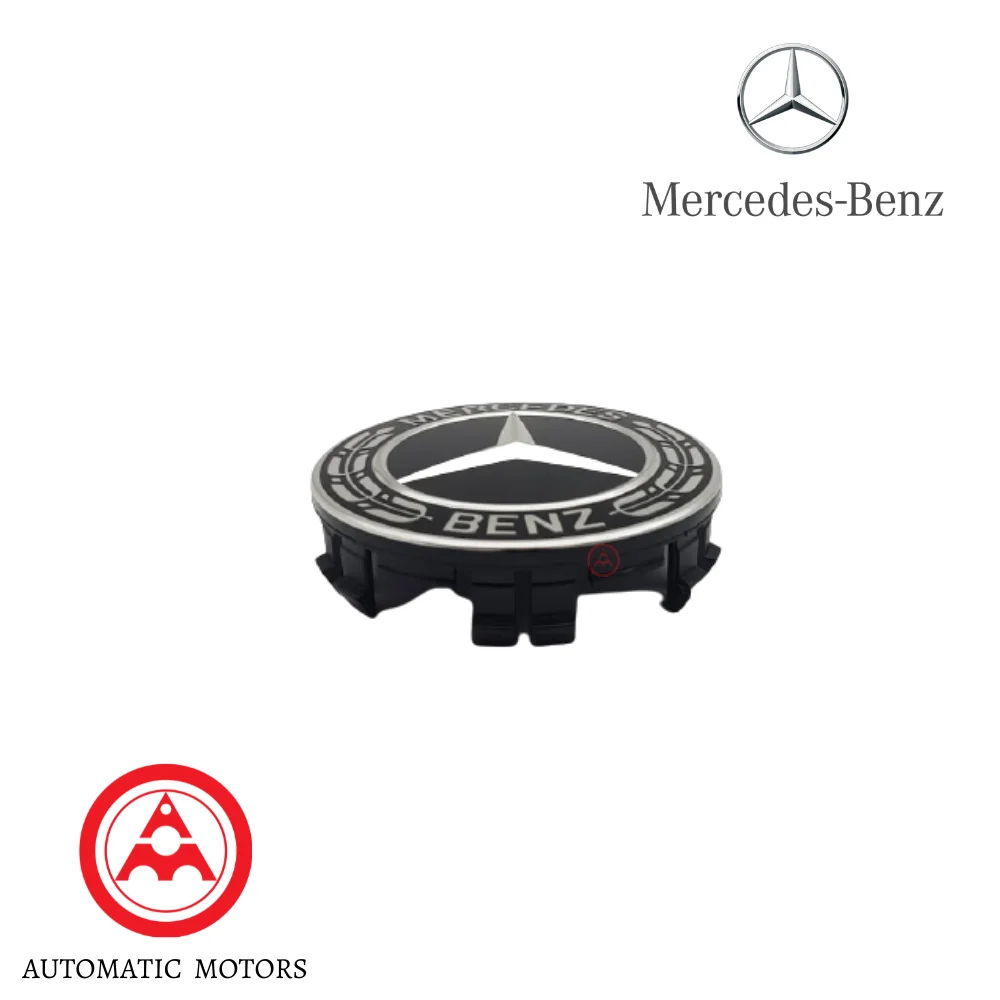 Original Mercedes Benz Sport Rim Hub Cap W117 W156 W176 W246 W292 W906 FULL BLACK 22240022009040 22240021009040