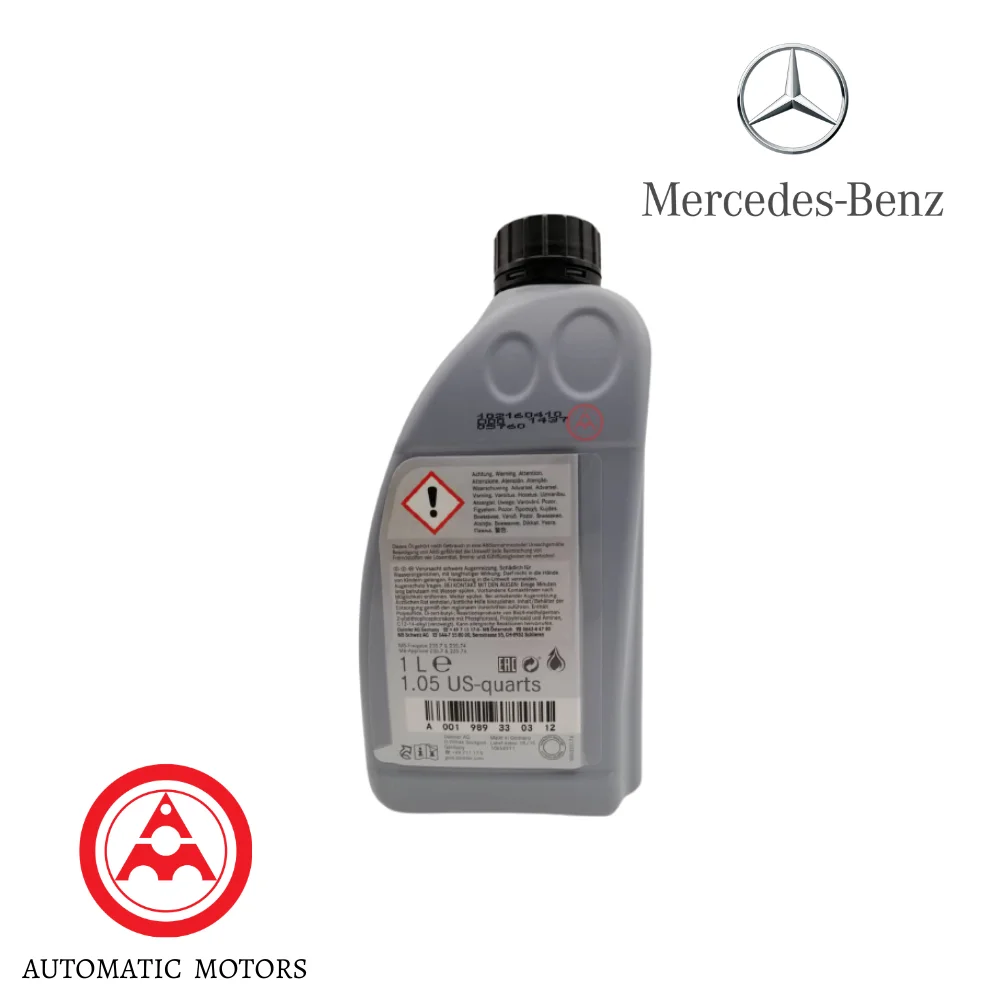 Original Mercedes Benz Rear Axle DIFF OIL 1 LIT 75W-85 W203 W211 W204 W212 W221 (235.7) W164-UTC W176 W117 W156 00198933