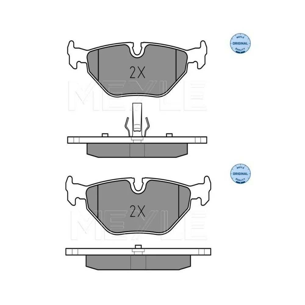 Bmw E46 E36 Meyle Rear Brake Pad Set 34216761241 34216761239 0252193417 34216778168