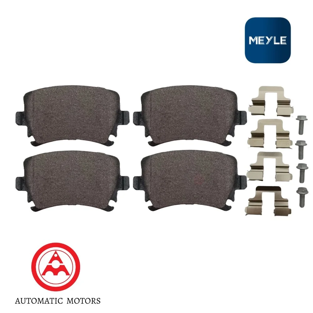 AUDI-TT COUPE 2.0 07' A3-8P1-1.8/2.0 A4-8EC B7 A6-4F2 C6 Volkswagen-GF5/6 Meyle Rear Brake Pad Set 1K0698451G 1K0698451