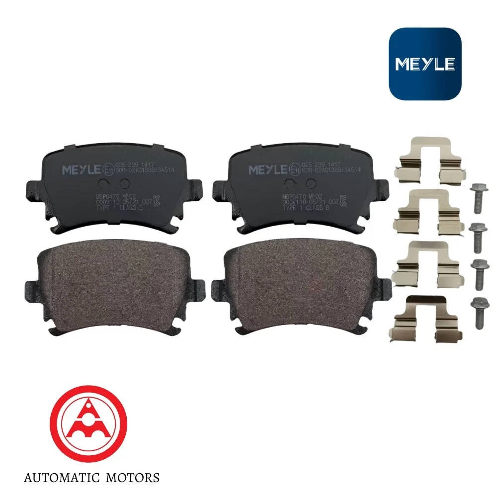 AUDI-TT COUPE 2.0 07' A3-8P1-1.8/2.0 A4-8EC B7 A6-4F2 C6 Volkswagen-GF5/6 Meyle Rear Brake Pad Set 1K0698451G 1K0698451