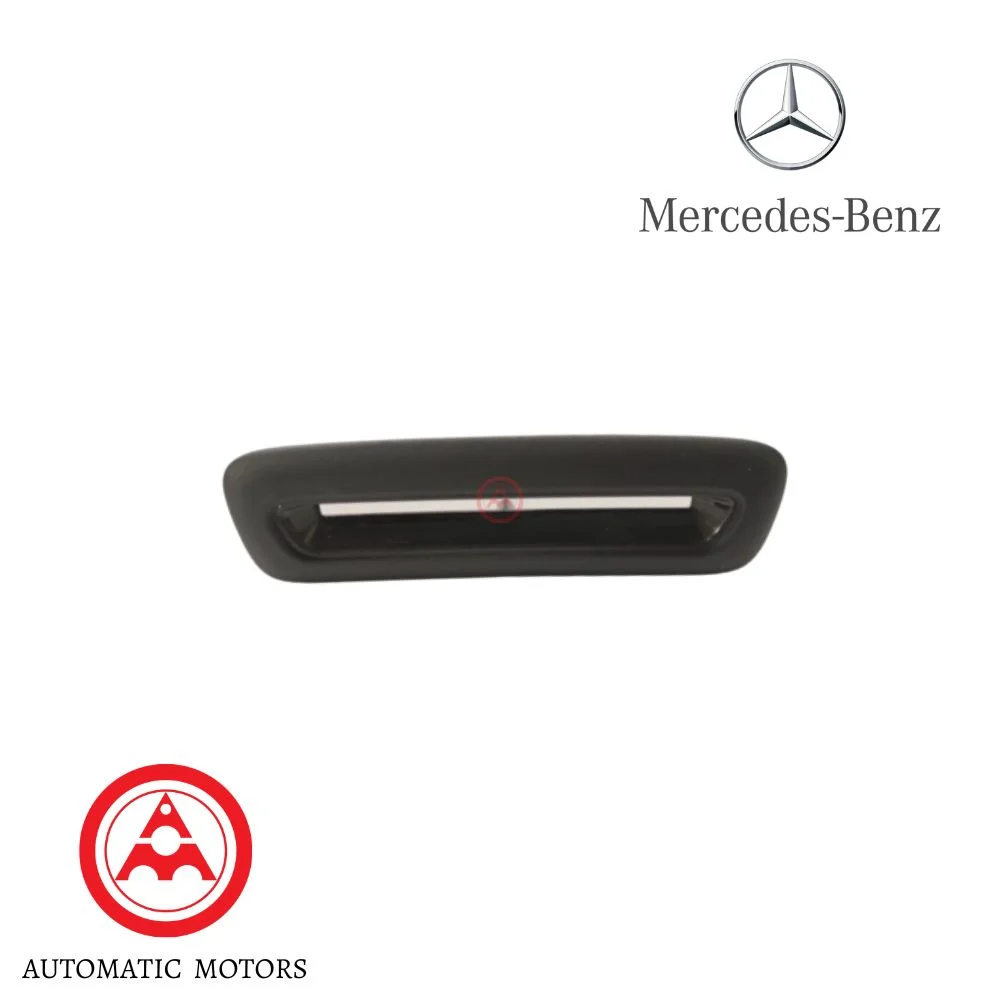 Original Mercedes Benz Front Seat Backrest Cover L/R Black W117 1769130000