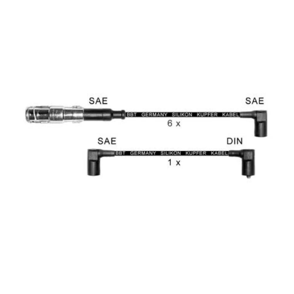 Mercedes Benz BBT PLUG CABLE SET M103 260/300E/SE/L [7PCS] ZEF558 ZK0414