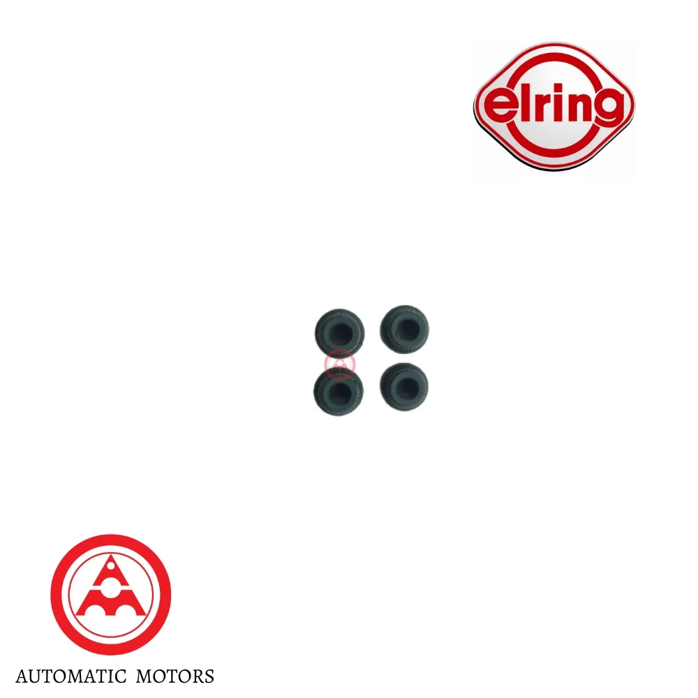 Mercedes Benz Elring Valve Seal Kit All-6MM X4PCS M271-FE M272 M273 W450 W452 SMART-FOR-2 Steel 0000535158