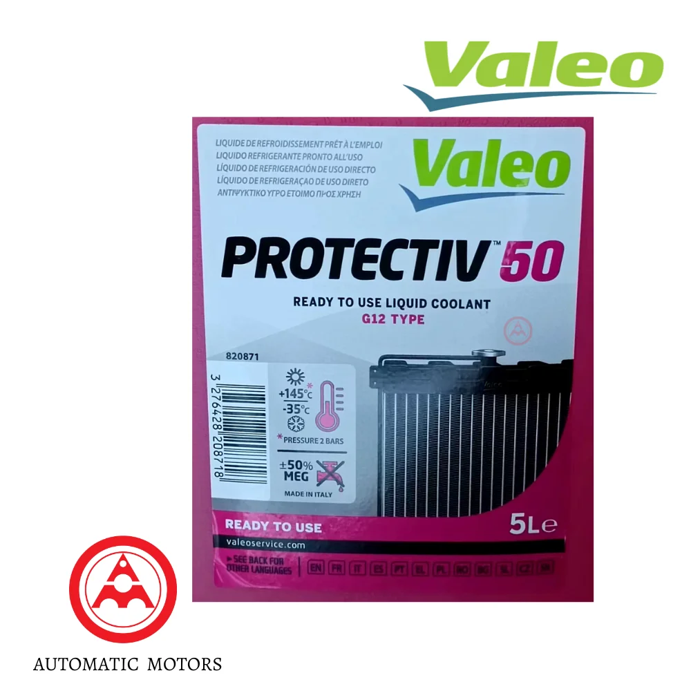 Valeo Protectiv 50 Ready To Use Red Coolant / Antifreeze 5 Liter 820871