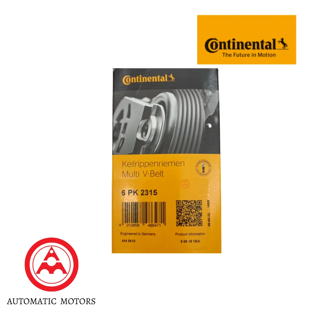 Mercedes Benz Continental Fan Belt CGI-M271 6139970692 6PK2315 0019937896 0500062315
