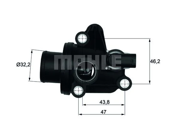 Mercedes Benz Mahle Thermostat 87C M166 W168 A-Class 1662030275 1662030175 1662030075 TI1287 41157687D E2858856199A9