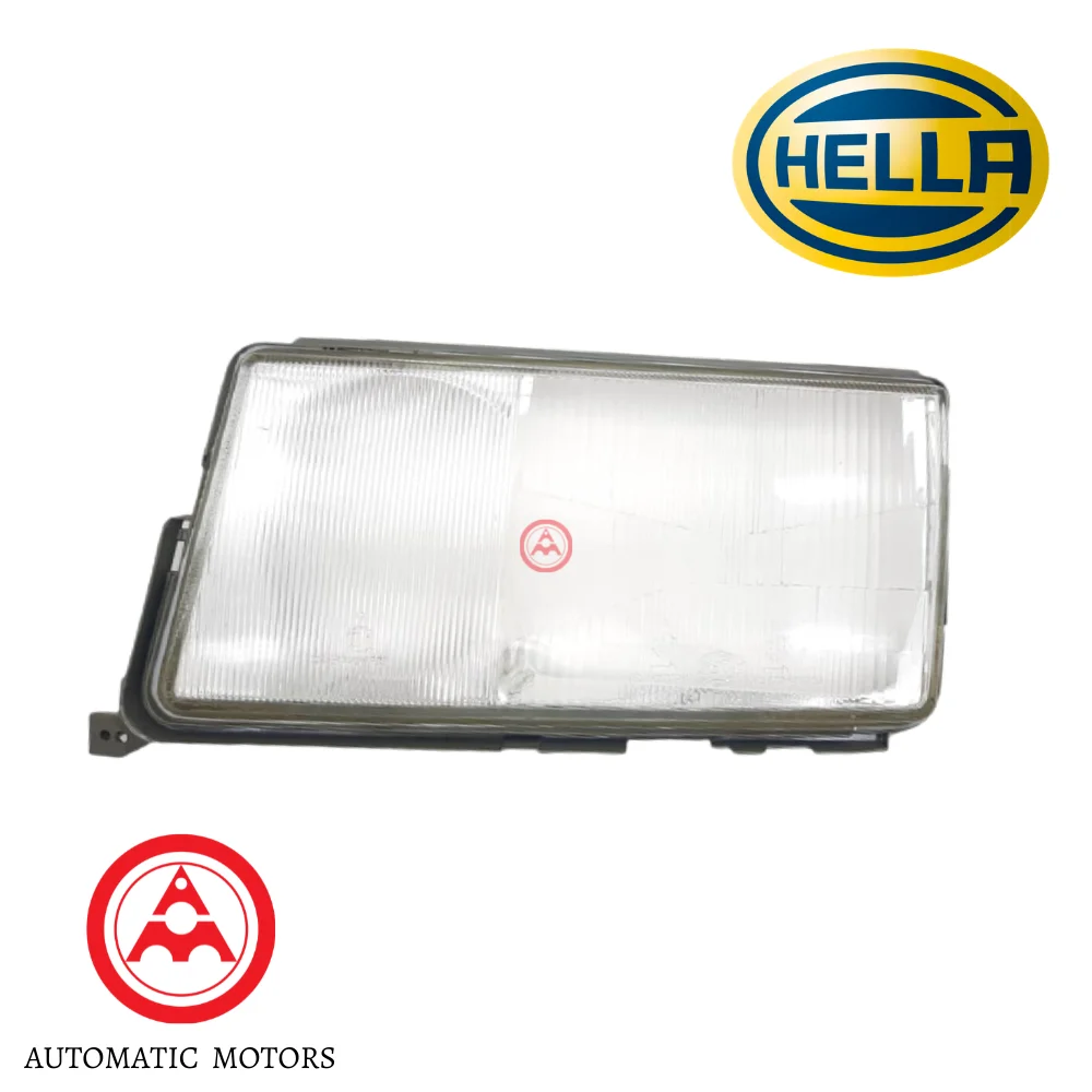 Mercedes Benz Hella Headlight Lens Left Side W201 190E 9AH377869001 0028268690 1305620979