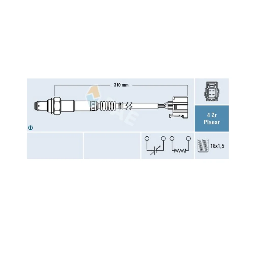 Mercedes Benz FAE Exhaust Pipe Oxygen Sensor W169 W207 W212 W219 W245 0045420718 705270170 0258006749 77427 0035428218