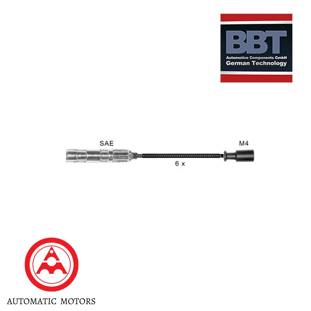 Mercedes Benz Bbt Plug Cable Set M272 982/3/4/5 350-CGI ZK0487 2721500318 X 6Pcs