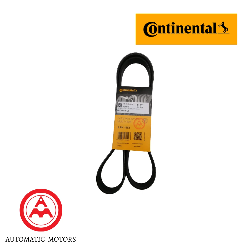 Mercedes Benz Continental Air Komp Belt M111 955 W203/W210-200 Komp 0129975492 6PK1352 6PK1355