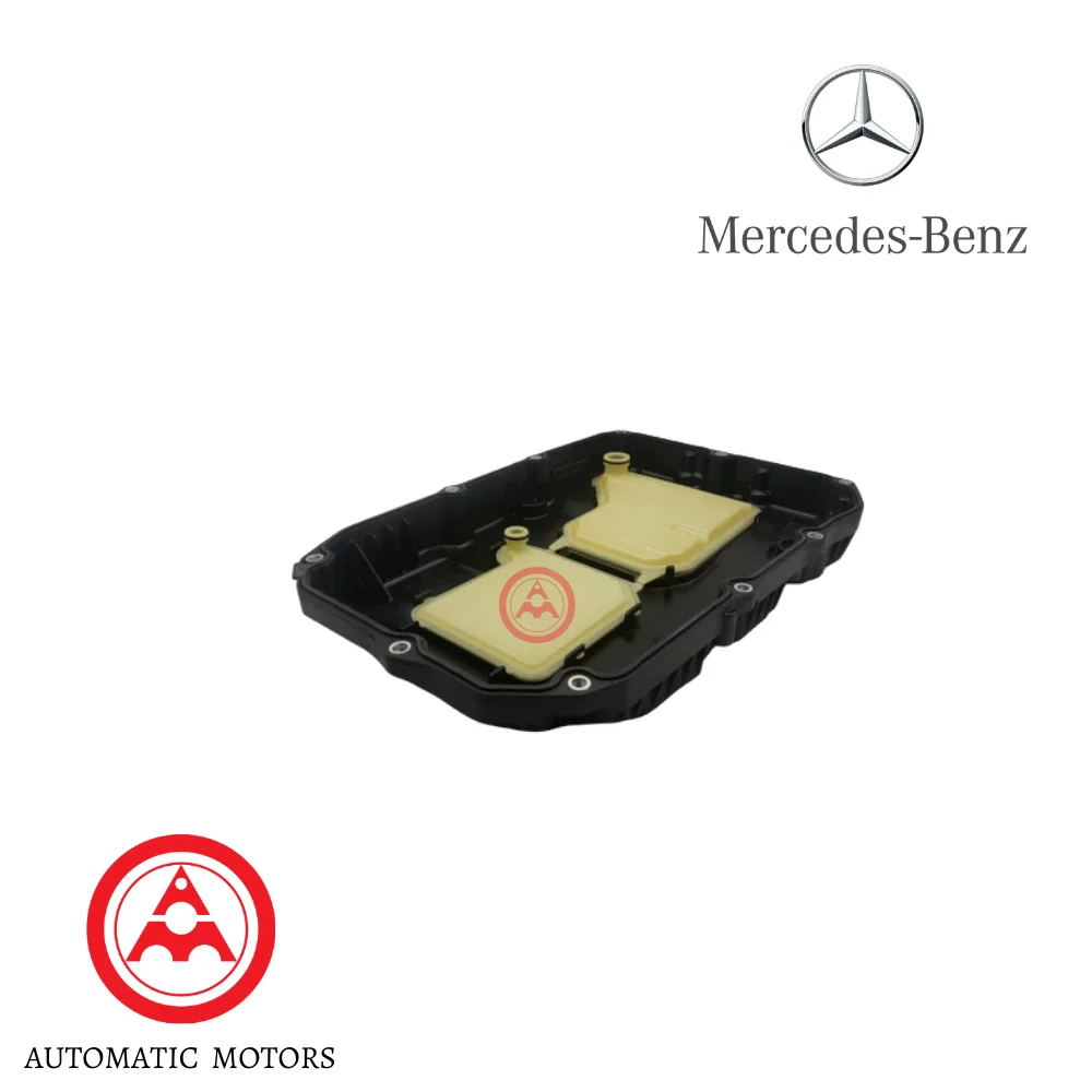 Original Mercedes-Benz Auto Transmission Filter with Gasket and Oil Pan 725-0 Made In Germany 7252703707 7252708804 0225