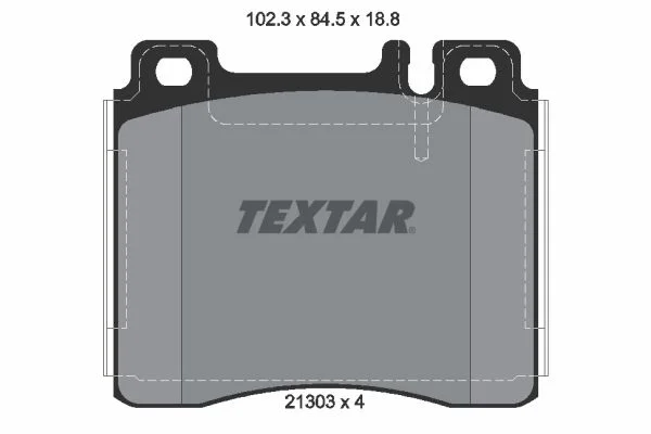Mercedes Benz Textar Front Brake Pad Set W140 FC 0024201220 0024202620 0024200420 0024201820 2130304