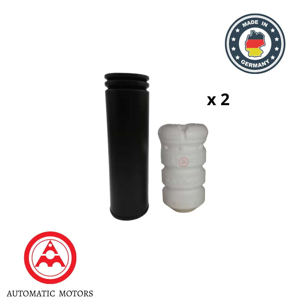 Mercedes Benz Germany Rear Absorber Bush & Boot Set W204 Sport486/Dynamic-483 2043210306 X2 + 2043260198 X2