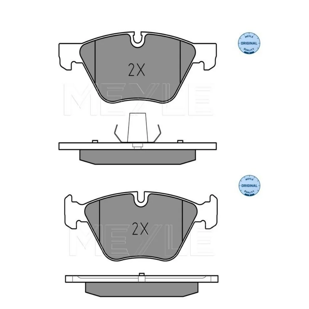 Bmw E60 520/523/525i E90-320i/325i Meyle Front Brake Pad Set 34116763618 34116763617 34112339268 0252379420 2379401