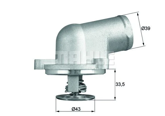 Mercedes Benz Mahle Thermostat 87C M111 955 Kompressor 1112001715 1112031075 441487D TI20787D