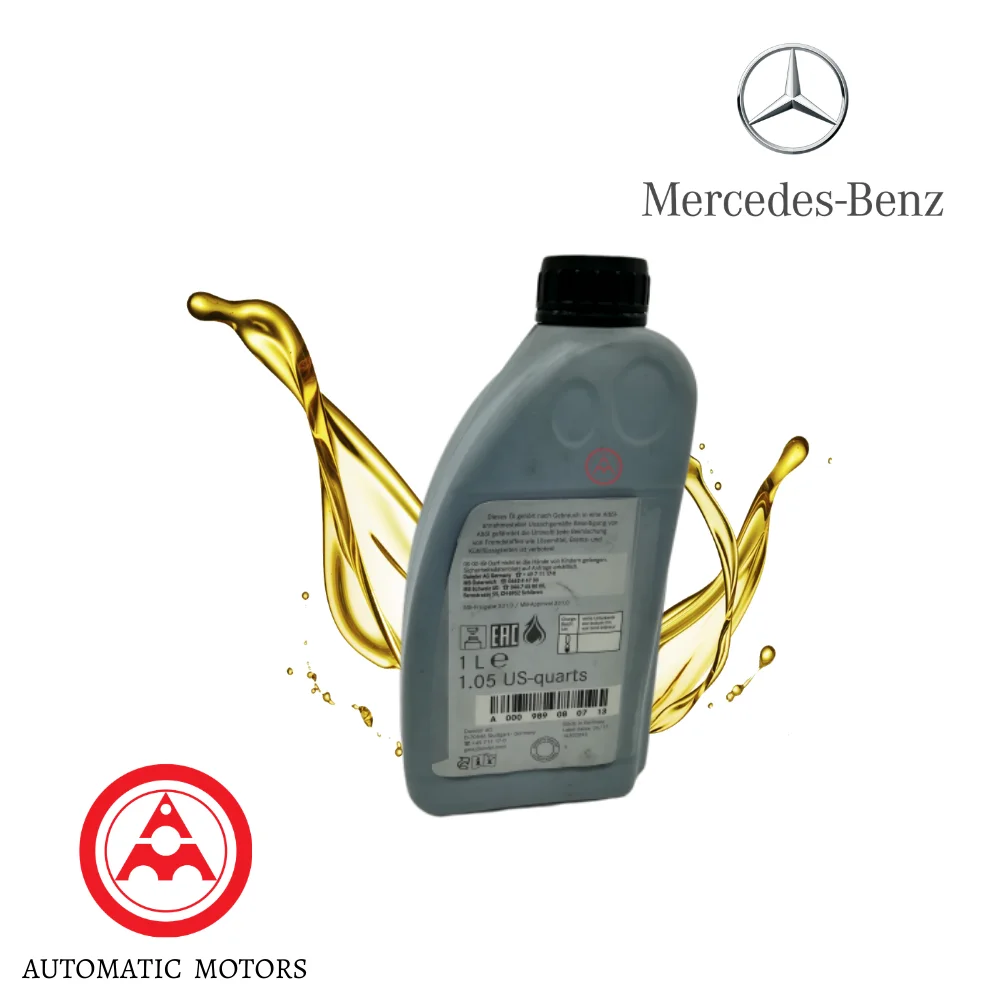 Mercedes Benz Dot 4 Brake Fluid Yellow 1 Liter All Purpose 0009890807 A0009890807