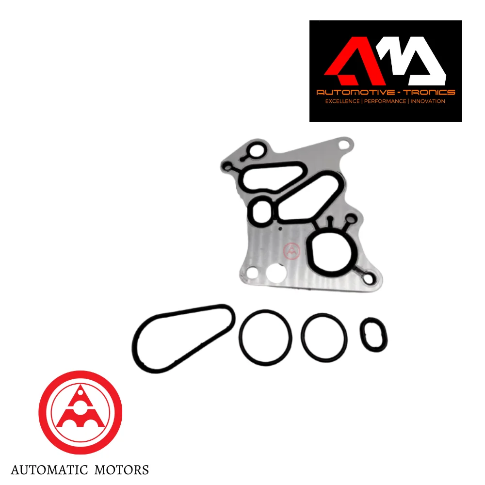 Mercedes Benz Automotive-Tronics Engine Oil Cooler Gasket + O-Ring Only M271-CGI 820 860 861 2711801410 2711801010 27118