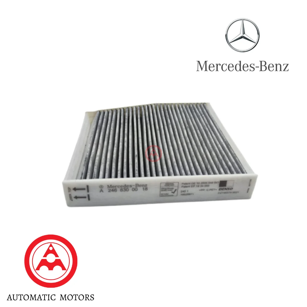 Original Mercedes Benz Aircond Filter Charcoal W117 W176 W246 2468300118 2468300018 0123240040