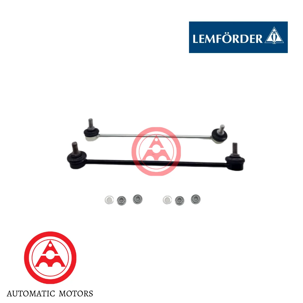 Lemforder Front Stabilizer Linkage / Torsion Bar Tie Rod Set Bmw X5-E53 31356750703 2587002 31356750704 2587102