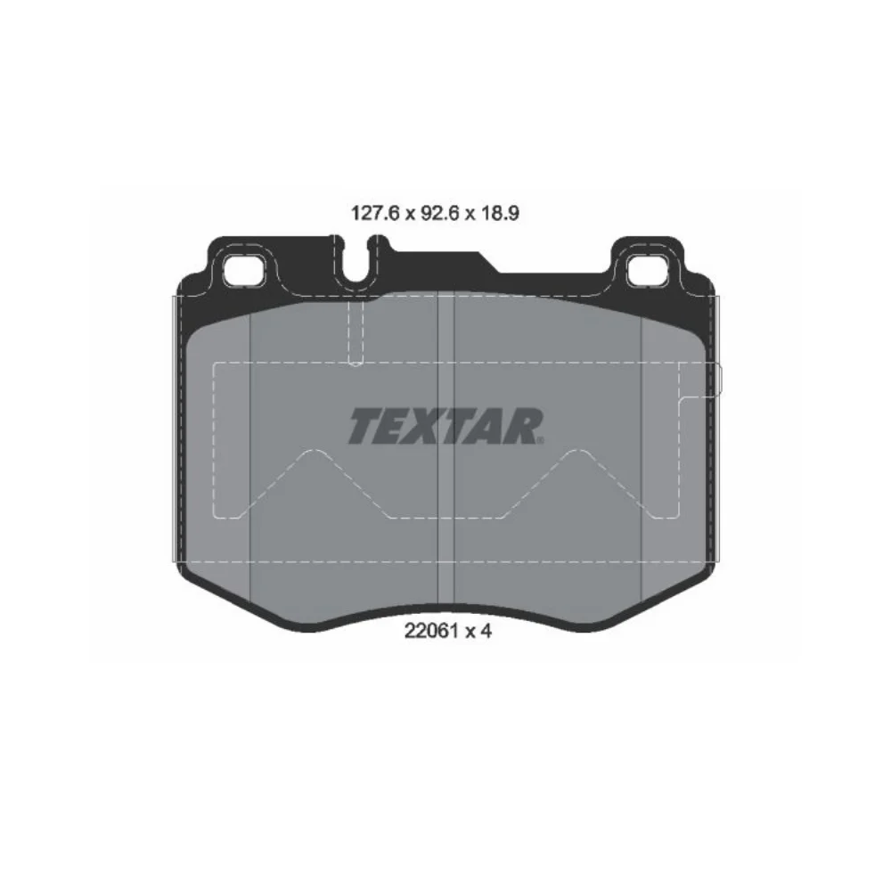 Mercedes Benz Textar Front Brake Pad Set W205-C250 W213 W253 Amg Sports 0084201820 0084201920 0252204718 2206101