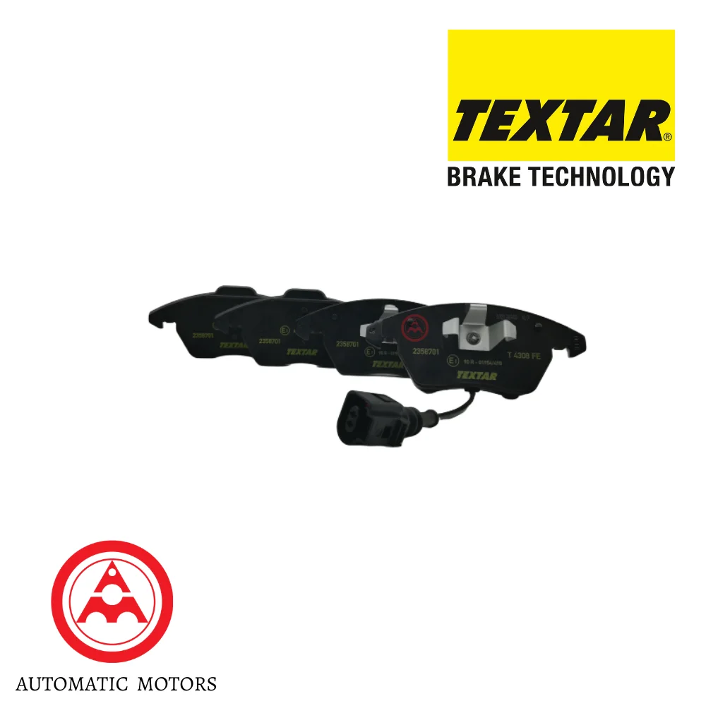 Audi TT Coupe VW-SCO 2.0 -09' PST 07' 13' PST CC 11' Textar Front Brake Pad Set W-Sensor 2358701 3C0698151C 5C0698151A 5
