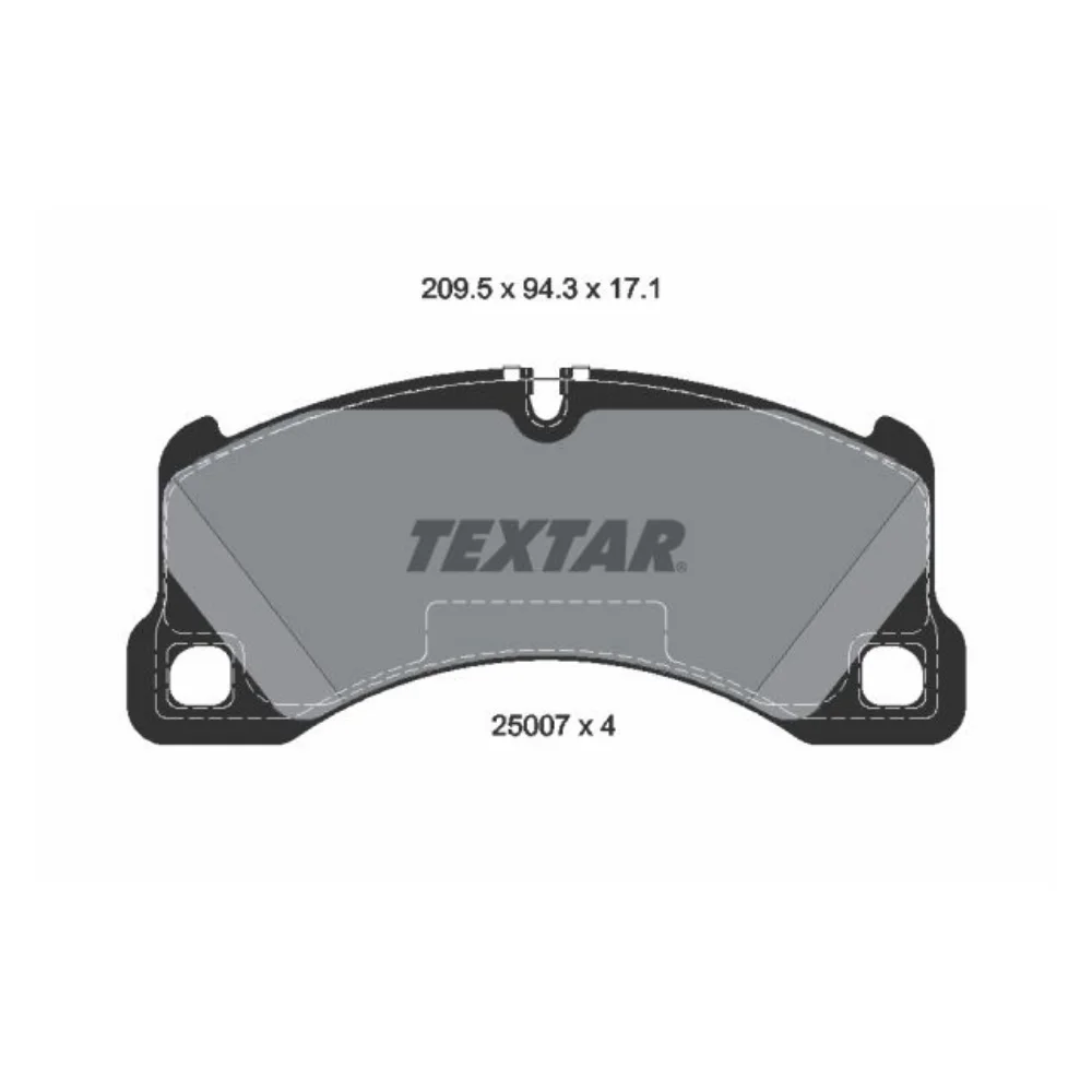VW-TOU-7P5-4.2-TDI POR-CAY/PAN-V8-4.5/4.8 TURBO S Textar Front Brake Pad SET 95835193900 2455303 2500701 7P0698151 7P069