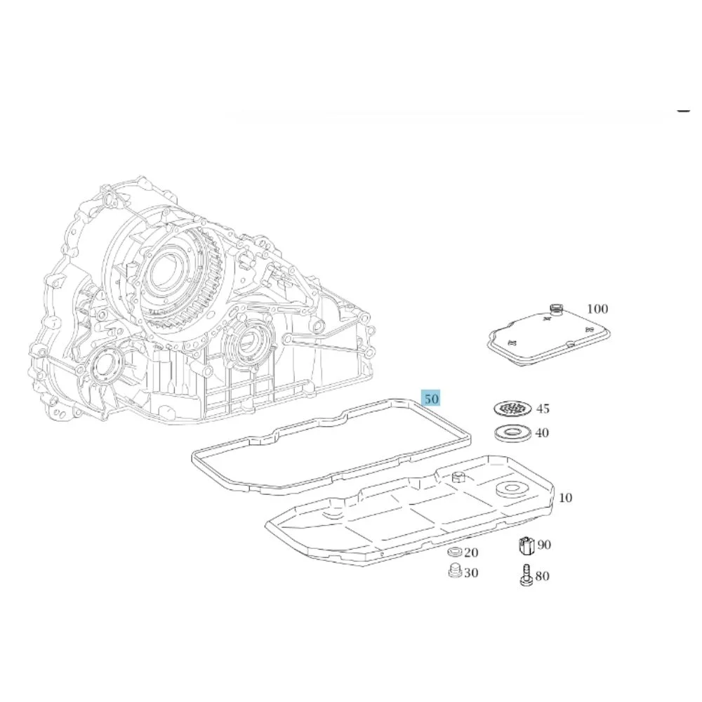 Mercedes Benz Bbr Automatic Transmission Oil Pan Gasket 722-8 FT-305062 W169 W245 1693713580 0141400002 171508 001103011