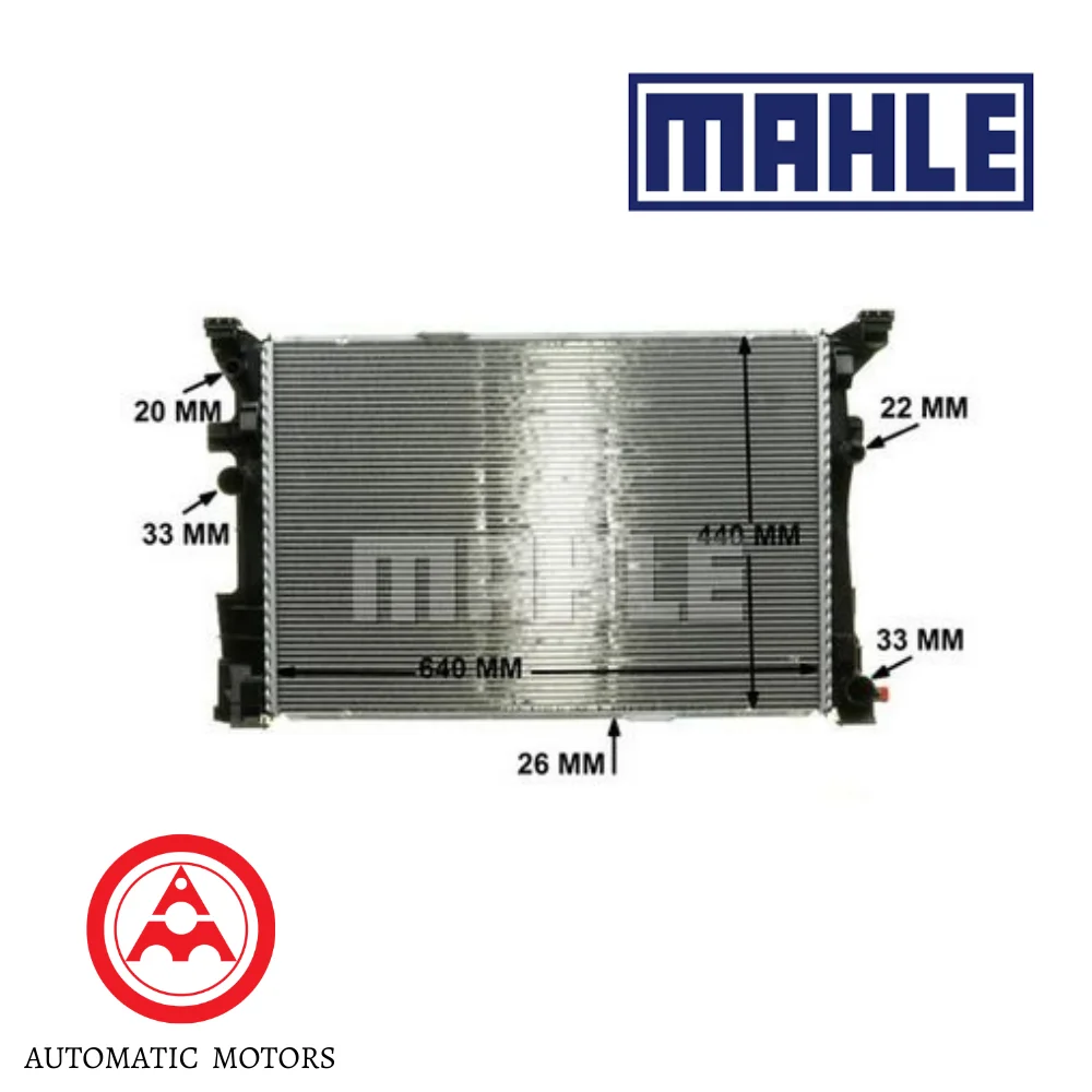 Mercedes Benz Mahle Radiator AA W117/W156/W176/W246-200 2465001303 8MK376924021HE 67187NS 0011017504 0011024946 CR217000
