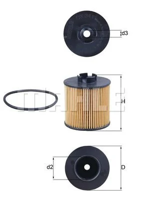 Mahle Oil Filter Audi A3-1.4/1.6 VW 1.4/1.6 Gf5 JT Pst Pl Touran 03C115562 03C115403B 03C115403C 03C115577A 03C115403D 0