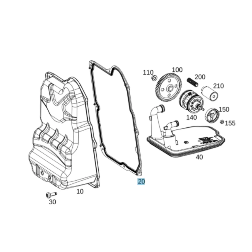 Original Mercedes Benz Oil Pan Gasket W176 W246 W117 742-002 742-003 2463710780 0141390001