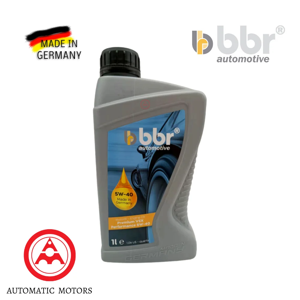 BBR Engine Oil 5W/40 Fully-Synthetic PREMIUM VSX PERFORMANCE 1-LITRE - Made In Germany 0140210060 0011022275