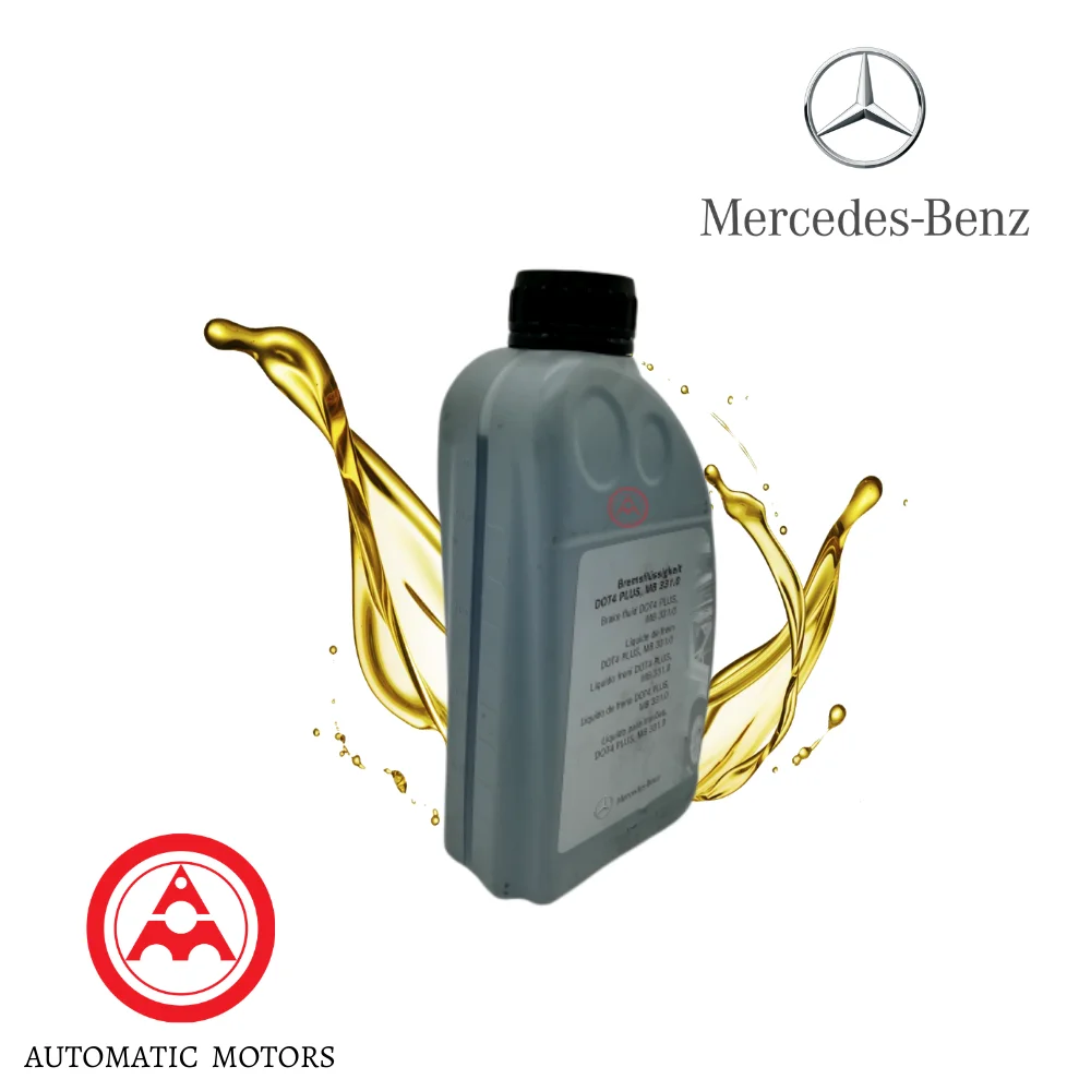 Mercedes Benz Dot 4 Brake Fluid Yellow 1 Liter All Purpose 0009890807 A0009890807