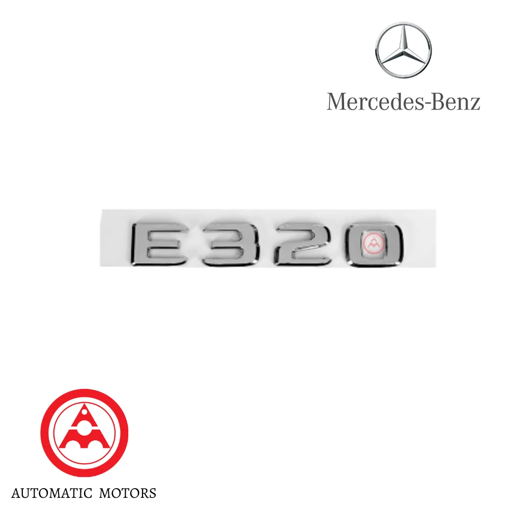 Original Mercedes Benz Boot " E320 230E E230 " Logo W210 W124 E 1248175815 1248176515