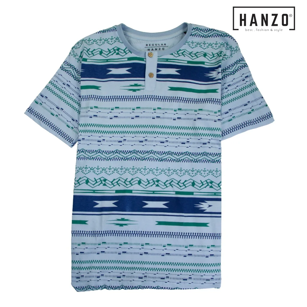 HANZO Men Short Slee