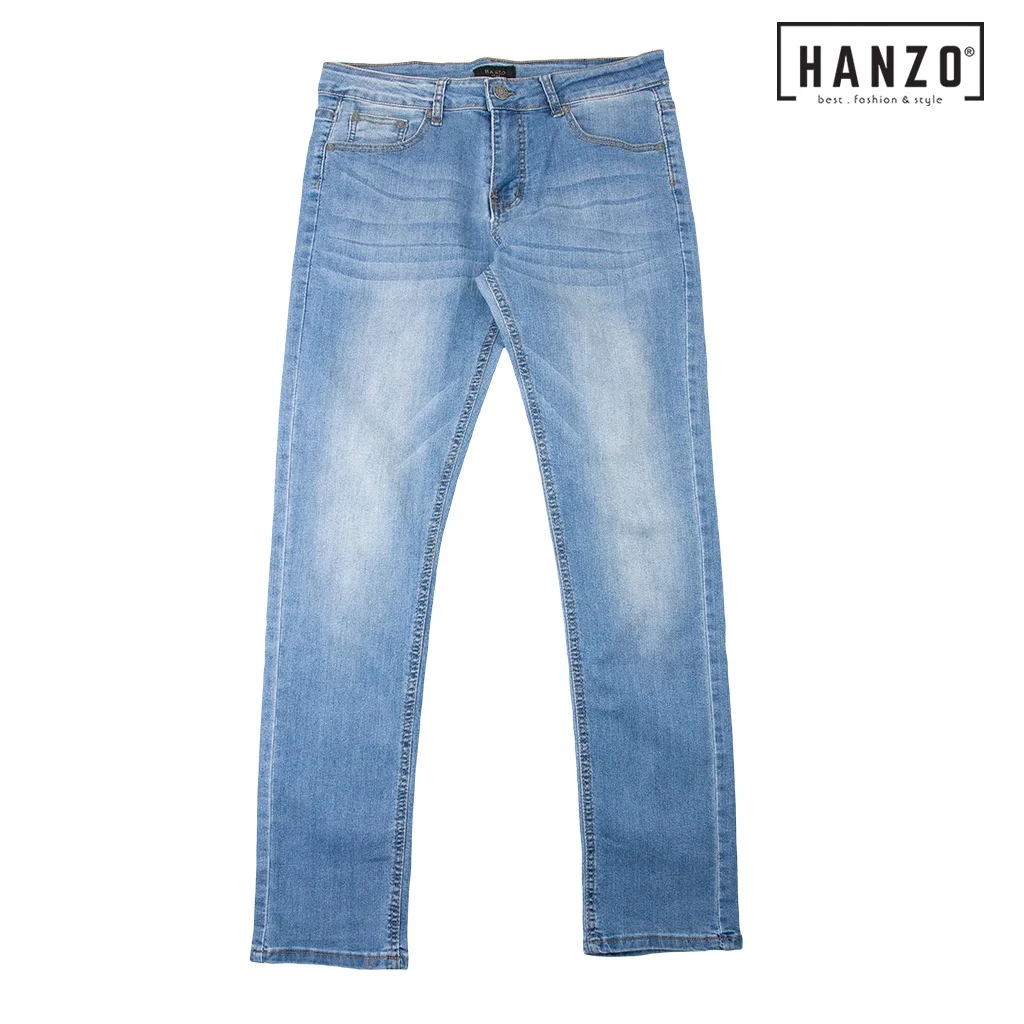 HANZO Men Slim Fit L