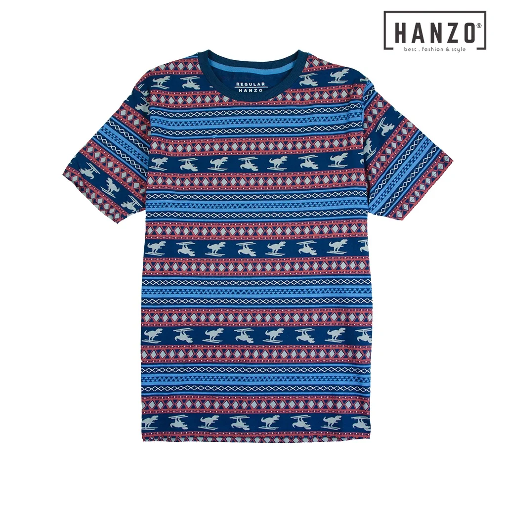 HANZO Men Short Slee