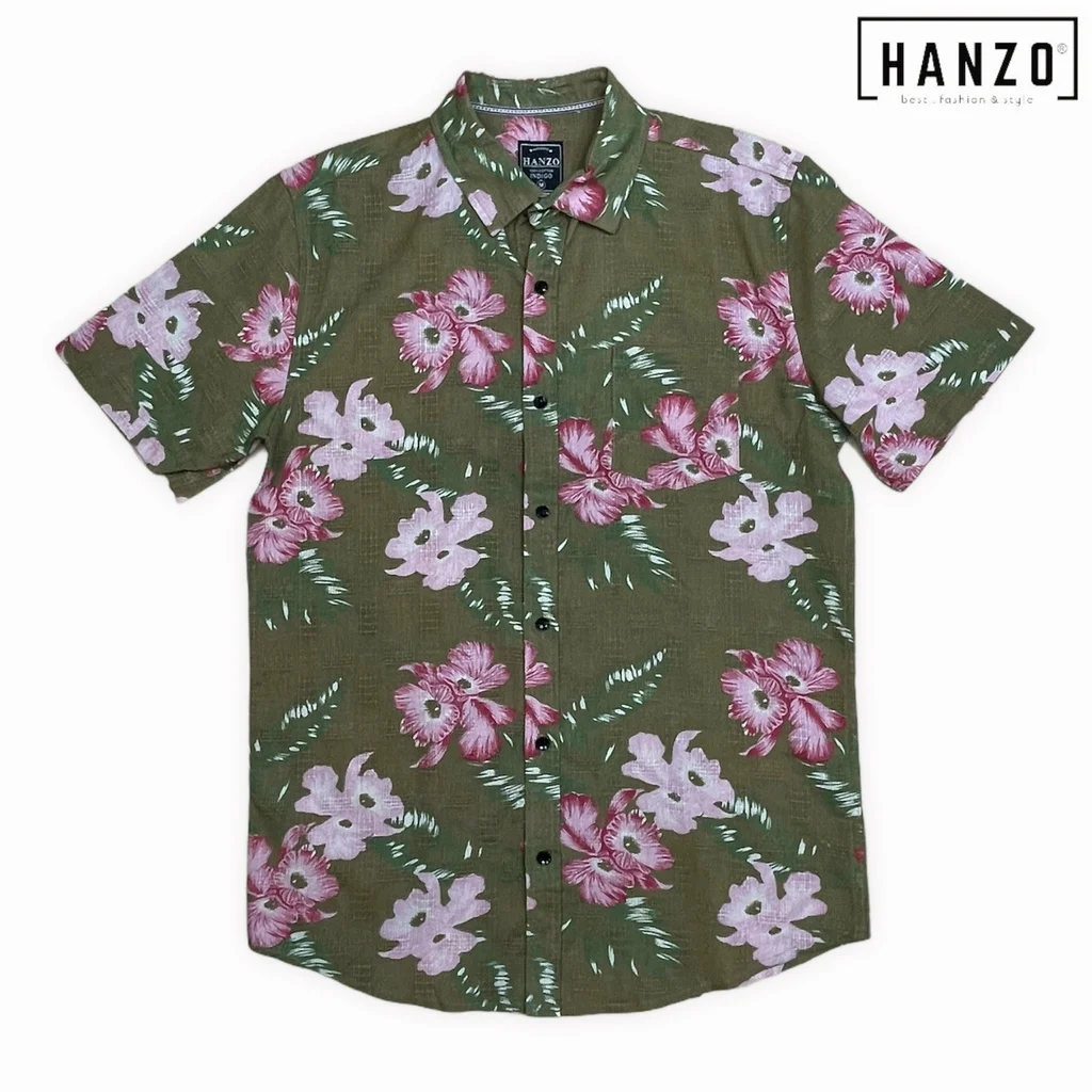 HANZO Men Shirt Shor